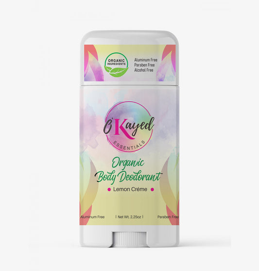 O'Kayed Essentials - Organic Body Deodorant - Lemon Créme - 2.25oz